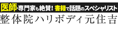 「整体院ハリボディ元住吉」 ロゴ